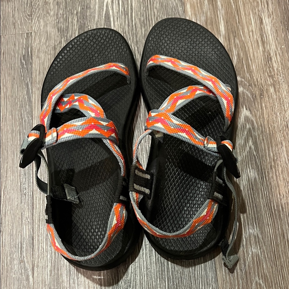 Chaco Black and Orange Women's Sandals Womens Size 8 Perfect condition